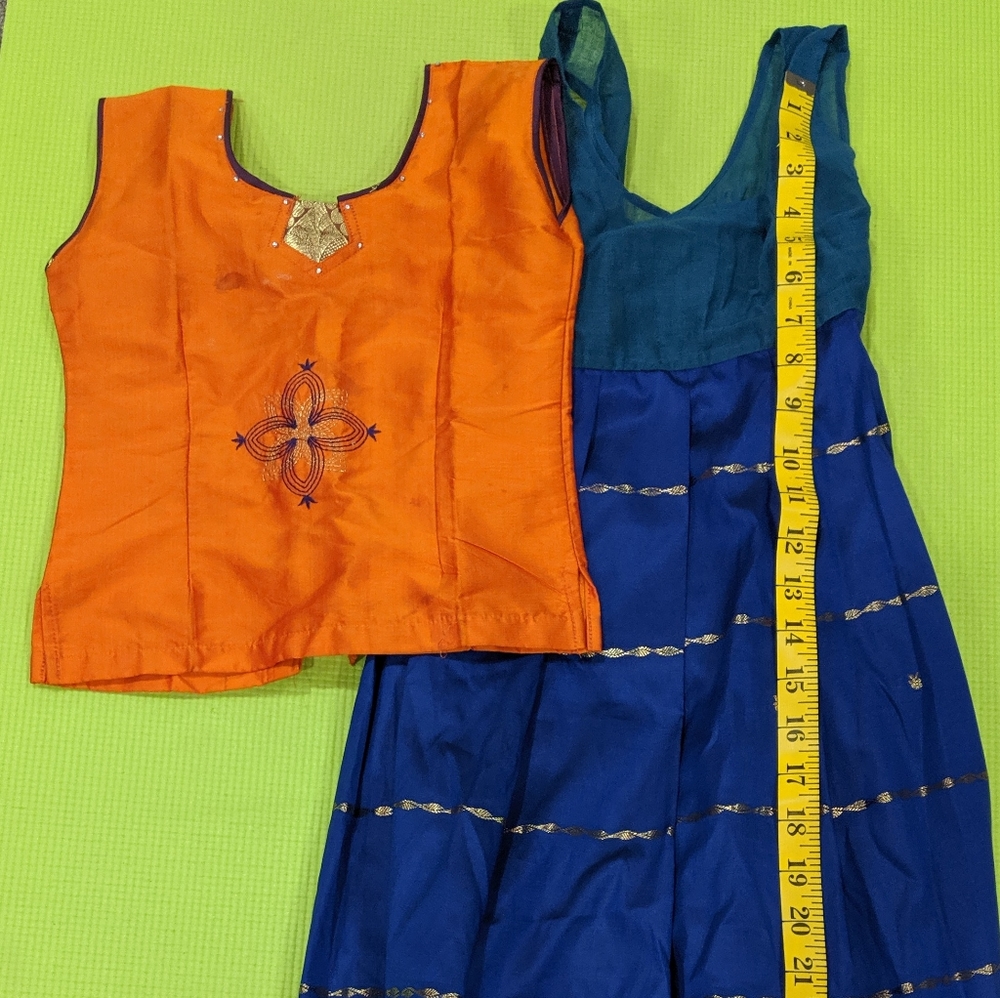 Indian kid's skirt/blouse